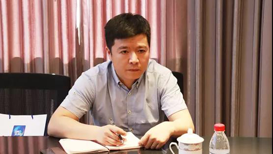 美机简讯：中国出口信用包管公司台州效劳处赵思远主任等向导走访中国美机深入企业指导事情